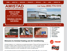 Tablet Screenshot of amistadair.com